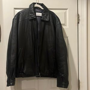 Hathaway Black Lambskin Leather Jacket